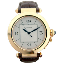 Cartier Pasha 18kt Yellow Gold Men's Watch W3018651