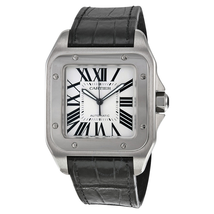 Cartier Santos 100 Steel Automatic Large Men's Watch W20073X8