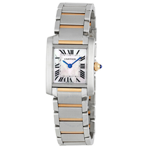 Cartier Tank Francaise Pink Mother of Pearl Ladies Watch W51027Q4