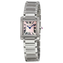 Cartier Tank Francaise Pink Mother of Pearl Dial Ladies Watch W51028Q3