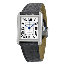 Cartier Tank Solo XL Automatic Silver Dial Men's Watch W5200027