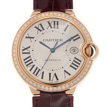 Cartier BALLON BLEU Automatic Diamond White Dial Watch WJBB0035