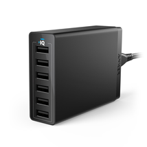 Anker PowerPort 6 60W Wall Charger, 6 USB Ports, High-Speed Charging with PowerIQ and VoltageBoost