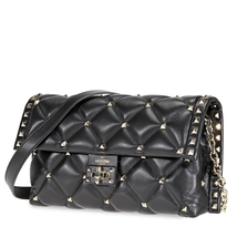 Valentino Candystud Shoulder Bag- Black RW2B0B83NAP-0NO