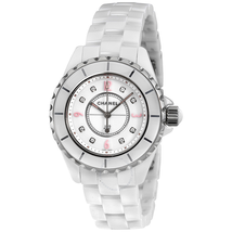 Chanel J12 White Lacquered Dial Ladies Watch H4863