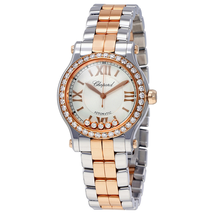 Chopard Happy Sport 18 Carat Rose Gold and Stainless Steel Ladies Watch 278573-6004