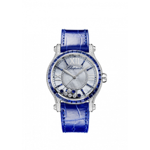 Chopard Happy Sport Mother of Pearl Dial with Diamonds and Sapphires Ladies Watch 274891-1003