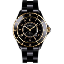 Chanel J12 Calibre 3125 Black Ceramic Men's Watch H2129