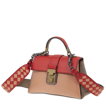 Bottega Veneta Ladies Shoulder Bag Piazza Red/Peach Bv Pizz Small W Widerstrap 502357 VCGP0 5742