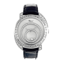 Chopard Happy Spirit Diamond Mother of Pearl Dial 18k White Gold Ladies Watch 207478-1001