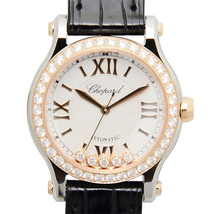 Chopard Happy Sport Automatic Diamond White Dial Ladies Watch 278573-6003