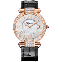 Chopard Imperiale Silver with Mother Of Pearl Dial 18 Carat Rose Gold Automatic Ladies Watch 384822-5002