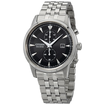 Citizen Corso Eco-Drive Black Dial Men's Chronograph Watch CA7000-55E