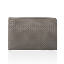 Bottega Veneta Men's Clutch Bag- Grey 406021 V4651 1519
