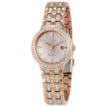 Citizen Eco-Drive Silhouette Crystal Ladies Watch EW2348-56A