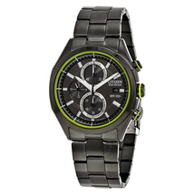 Citizen HTM Black Dial Black Ion-plated Men's Watch CA0435-51E