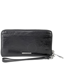Rebecca Minkoff Leather Phone Wallet - Black SSP7EDSW13R-001