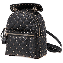 Valentino Quilted Backpack- Black RW0B0B63NAP/E 0NO