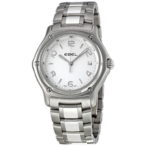 Ebel 1911 Silver Dial Stainless Steel Men's Watch 9187251/16567