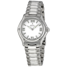 Ebel 1911 White Dial Stainless Steel Ladies Watch 9090211/0465P