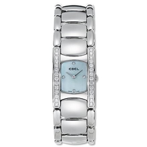 Ebel Beluga Manchette Mother Of Pearl Dial Stainless Steel Ladies Quartz Watch 9057A28-2961050