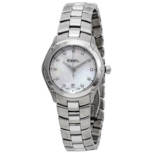 Ebel Classic Sport Mother of Pearl Dial Diamond Ladies Watch 1215982