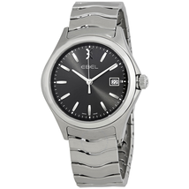 Ebel Wave Anthracite Dial Stainless Steel Men's Watch 1216239