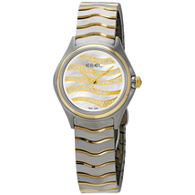 Ebel Wave Diamond White Mother of Pearl Dial Ladies Watch 1216271