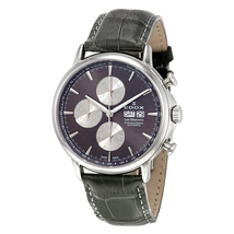 Edox Les Bemonts Chronograph Automatic Men's Watch 01120 3 GIN