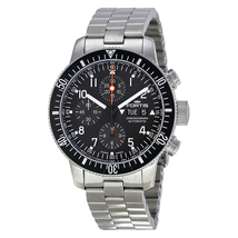 Fortis B-42 Cosmonaut Chronograph Black Dial Men's Watch 6381011M 638.10.11 M