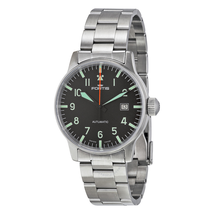 Fortis Flieger Classic Automatic Black Dial Stainless Steel Men's Watch 595.11.41 M