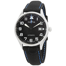 Fortis Pilot Classic Automatic Black Dial Men's Leather Watch 902.20.41.LP.15