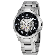 Fossil Grant Automatic Black Skeleton Dial Men's Watch ME3103