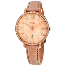 Fossil Jacqueline Rose Crystal Dial Ladies Watch ES4292