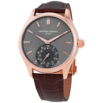 Frederique Constant Horological Smartwatch Grey Dial Men's FC-285LGS5B4