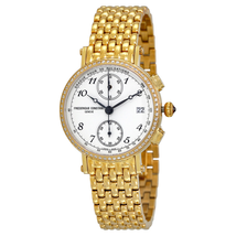 Frederique Constant Classics Chronograph White Dial Diamond Ladies Watch FC-291A2RD5B