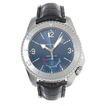 Girard Perregaux Seahawk II Stainless Steel Black Leather Men's Watch 49900-0-11-4144