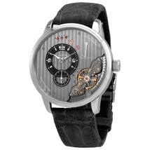 Glashutte PanoInverse XL Grey Dial Men's Watch 16606042205