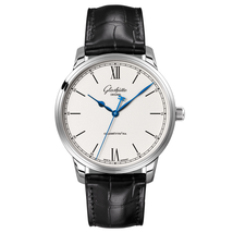 Glashutte Senator Excellence Varnished Silver Dial Automatic Men's Watch 1-36-01-01-02-01