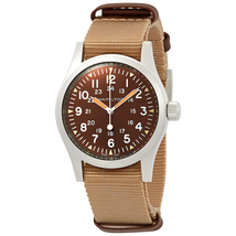 Hamilton Khaki Field Mechanical Brown Dial Men's Watch H69429901