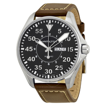 Hamilton Khaki Aviation Pilot Black Dial Men's Watch H64611535