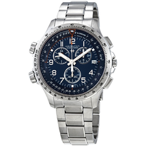 Hamilton Khaki X-Wind Chronograph Quartz Blue Dial Men's Watch H77922141