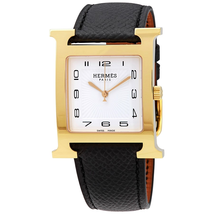 Hermes Heure H White Dial Ladies Large Watch 036843WW00