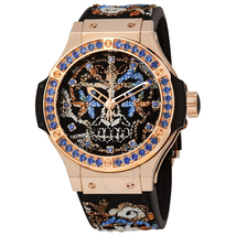 Hublot Big Bang Broderie Sugar Skull Gold Automatic Men's Limited Edition Watch 343.PS.6599.NR.1201