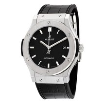 Hublot Classic Fusion Black Dial Black Leather Watch 511NX1171LR 511.NX.1171.LR