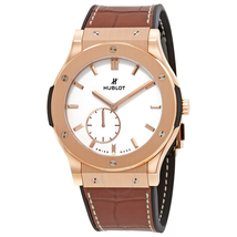 Hublot Classic Fusion Classico Ultra Thin 18kt Rose Gold White Dial Men's Watch 515.OX.2210.LR