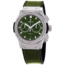Hublot Classic Fusion Green Sunray Dial Chronograph Automatic Men's Watch 541.NX.8970.LR
