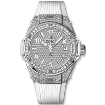 Hublot Classic Fusion Diamond Pave Dial 18kt Rose Gold Automatic Watch 565.OX.9010.LR.1704