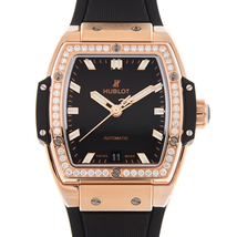 Hublot Big Bang Automatic Diamond Black Dial Watch 665.OX.1180.RX.1204