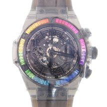 Hublot Big Bang Unico Rainbow Sapphire Chronograph Automatic Men's Watch 411.JB.4901.RT.4099